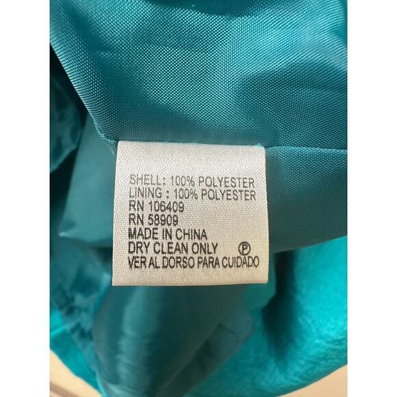 Blue Size 10 Lisa Sleeveless Midi Sheath Dress Formal Cocktail Workwear - Picture 11 of 15